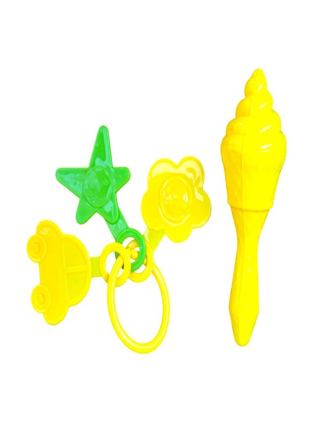 JNiL Babies Rattle Set for New Born Kids | Non-Toxic, BPA Free Plastic Baby Toys for Swing and Cradle (Multicolour) - Image 4